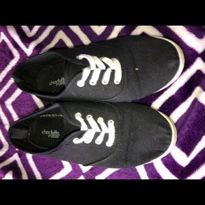 Black ked style shoes